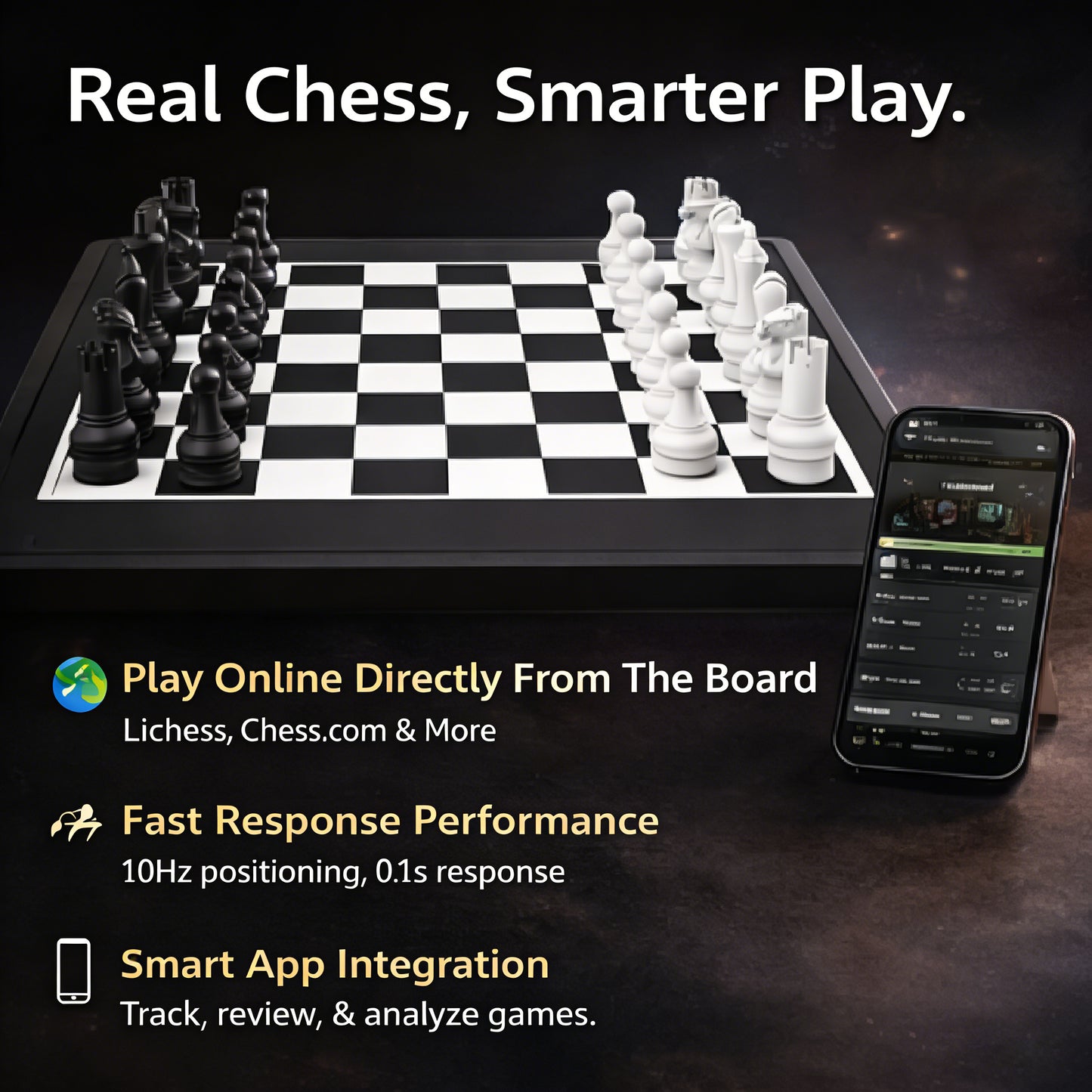 2026-Advanced Robotic Chessboard: Real-Time Play, AI Analysis, and Smart Features