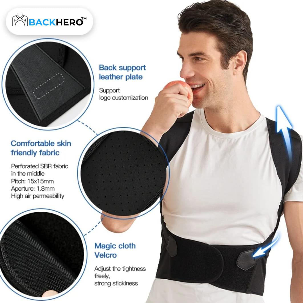 BackHero™ Posture Corrector – Instant Relief & Upright Support